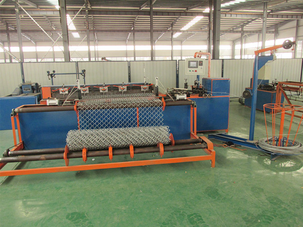 全自動雙絲菱形網機